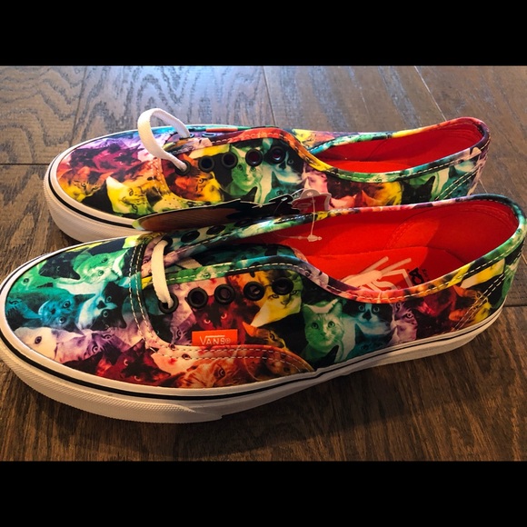 rainbow cat vans